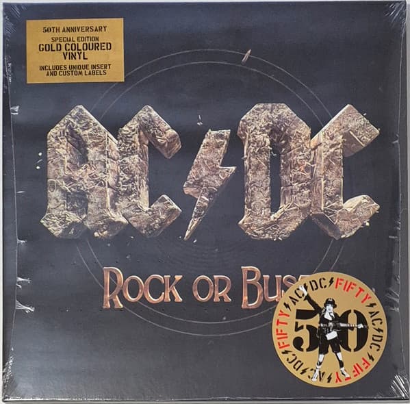 AC/DC Rock Or Bust 50th Anniversary Edition Limited Edition Remastered ...